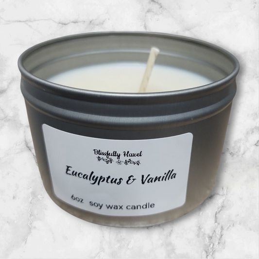 Eucalyptus & Vanilla Candle