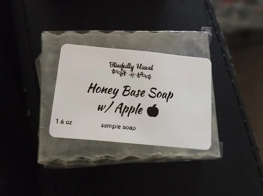 Honey Base Soap w/ Apple Half Bar